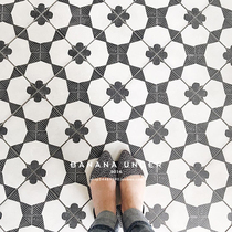  (Under) Mo)Nordic tiles Abstract black and white line Bathroom tiles Kitchen floor tiles Wall tiles Restaurant aisle Balcony