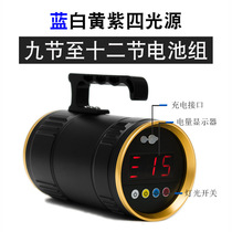 Night fishing light zoom super bright strong light power white blue yellow fishing light Night fishing constant current charging laser gun light