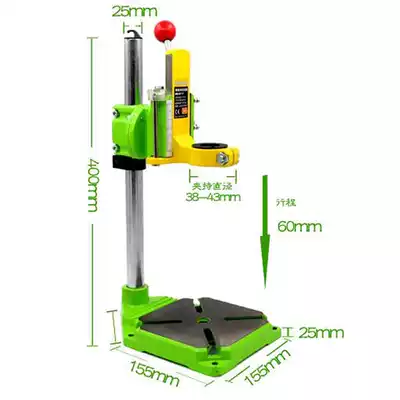 Electric drill bracket high precision dovetail groove track can rotate 90 degree cast iron electric drill variable milling machine bench drilling machine