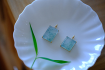 Landscapes in the heart 18K gold diamonds High ice floating orchids Old pit emerald Landscapes Landscapes Customize