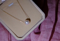 Small Bulb 18k Gold Fine Gold Chain Adjustable Akoya Sky Lady Seawater Pearl Classic Elegant