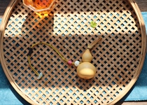 Bao Hulu original hand twist small gourd Chinese style multi-orb design small bag hanging a picture