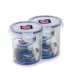 Khóa & Khóa hộp cơm trưa 2 miếng đặt lò vi sóng văn phòng nhân viên đặc biệt kín hộp bento hộp tủ lạnh giòn - Hộp cơm điện sưởi ấm