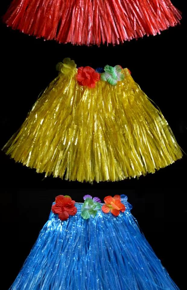30CM Ngày thiếu nhi Hawaii Trang phục Hula Trang phục Khiêu vũ Môi trường Váy Trình diễn Tiệc - Khiêu vũ / Thể dục nhịp điệu / Thể dục dụng cụ giày tập múa cho bé