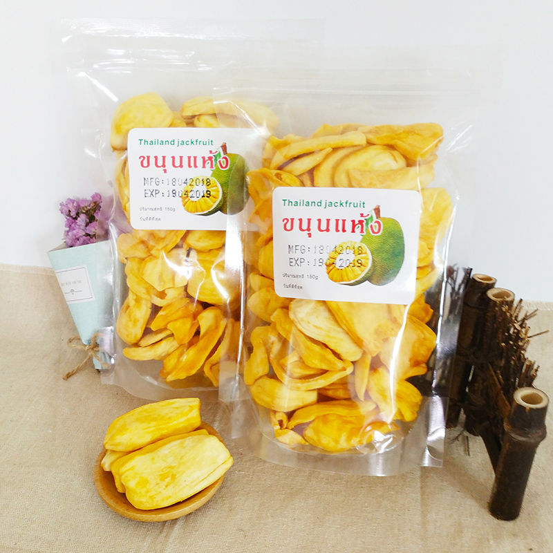 Thailand imported jackfruit dried 250g crispy chips Dried fruit leisure snacks specialty