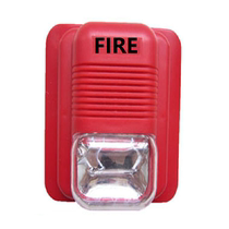 An Credit Suisse 24V sound and light alarm non-coded fire alarm sound flash Horn fire alarm New