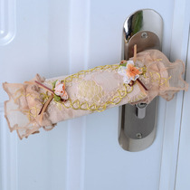  Over 68 yuan cloth European-style door handle gloves anti-collision door armrest cover protective cover coffee lily single