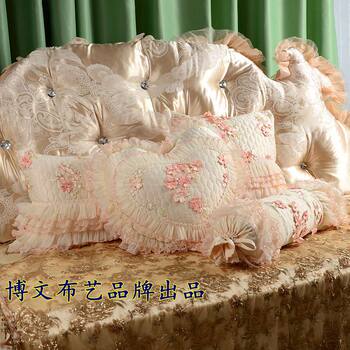 French sofa cushion lace sofa