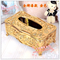  European-style acrylic plastic tissue box Fashion creative hotel hotel living room pumping box household paper pumping box