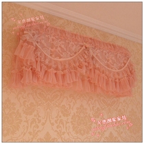 Bowen brand spring is full of high-end European-style lace embroidery hanging air conditioning cover dust-proof hanging air conditioning cover