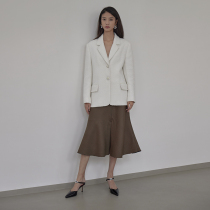 mytopbuyer BNPS white high feel small fragrant style blazer womens thick autumn winter top