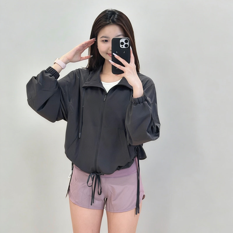 Baoer Foreign Trade Lu Same Style Lightweight Women's Drawstring Jacket Sports Coat Lw3Itqs5509