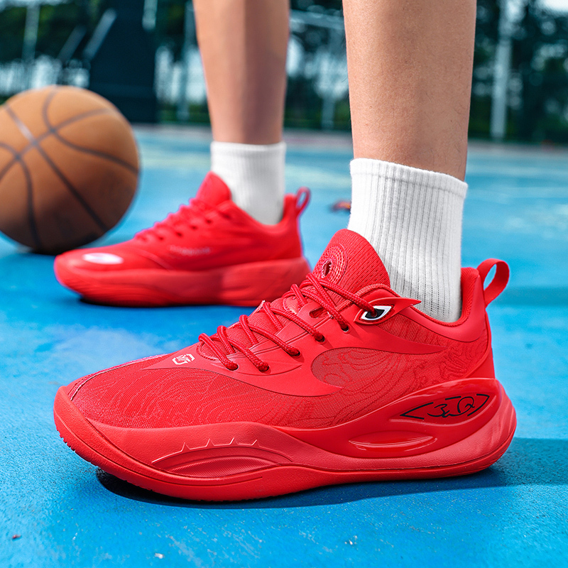 New Russell Second-Generation Youth Basketball Shoes for Men, Lightweight, Breathable, Non-Slip, Friction-Sound Sneakers for Cement Floors