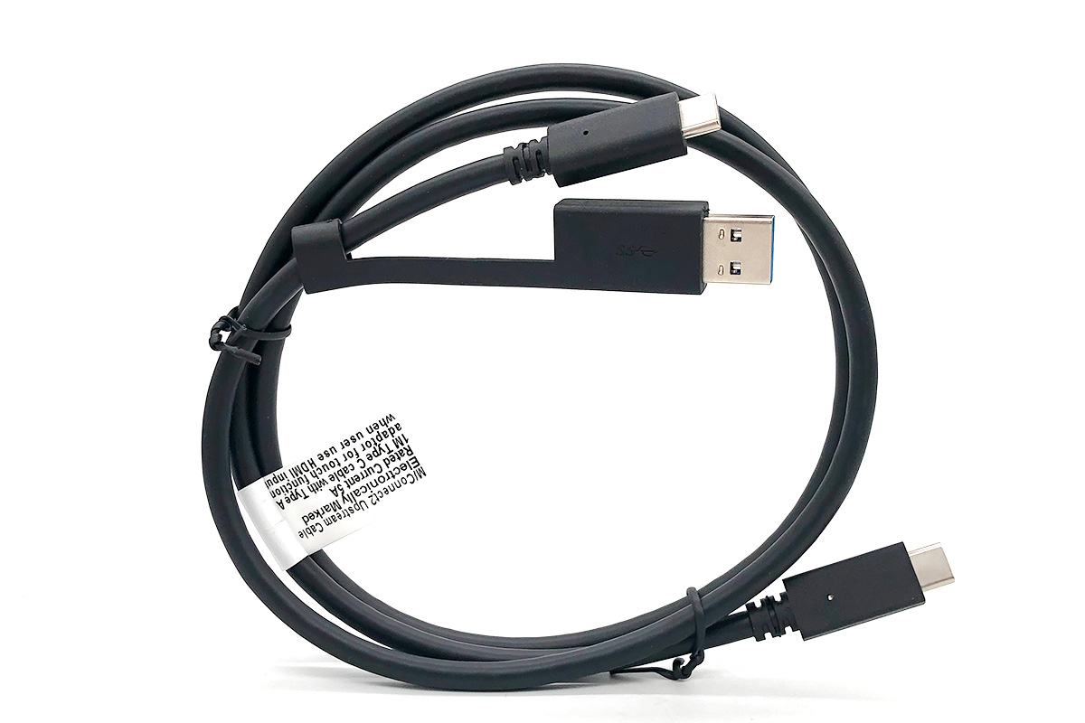 美国Humanscale M/Connect2 Upstream Cable Thunderbolt™3 雷电3 雷雳3 20G被动式雷电线USB-C 4K60Hz显示器线 双头Type-C PD快充 EMARK芯片100W SSD硬盘盒高速传输线带USB-A适配器