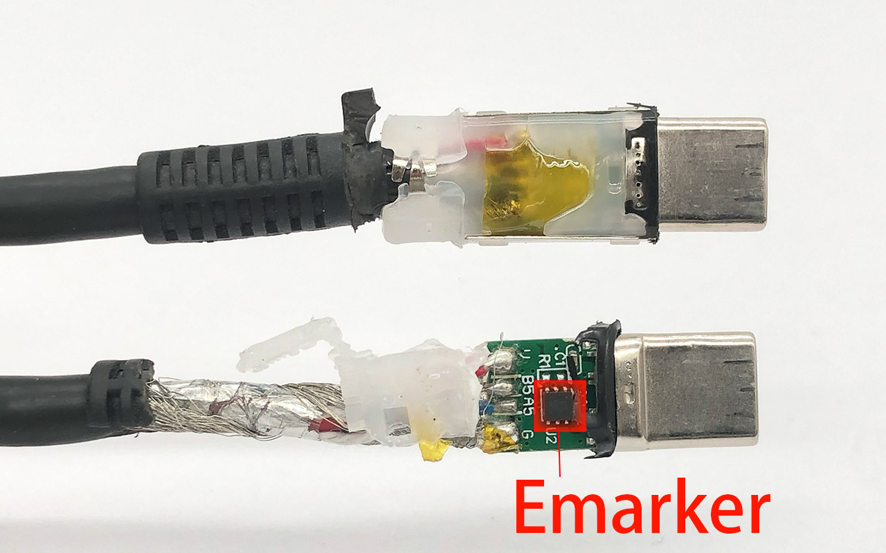 Legion联想拯救者135W快充原装CC线 拆解type C TO USB C GaN Cable C135 PD3.0 Fast Charging Charger 6.75A Emaker 氮化镓充电线