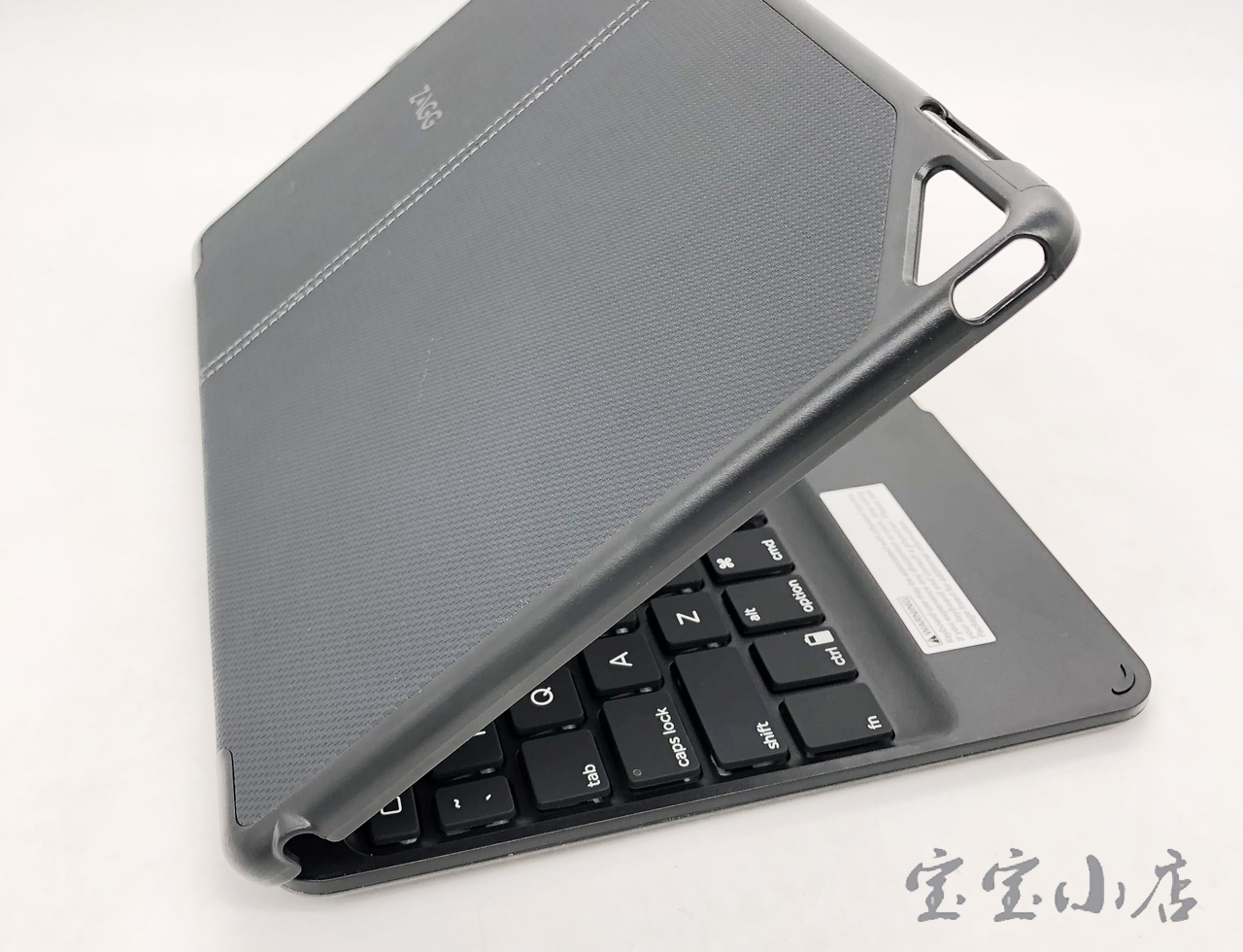 罗技ZAGG folio蓝牙无线键盘 QTG-ZKIS Apple iPad Air 2 保护套适用于苹果9.7寸IPAD AIR 2 2014年A1566 A1567.A1474 1475.