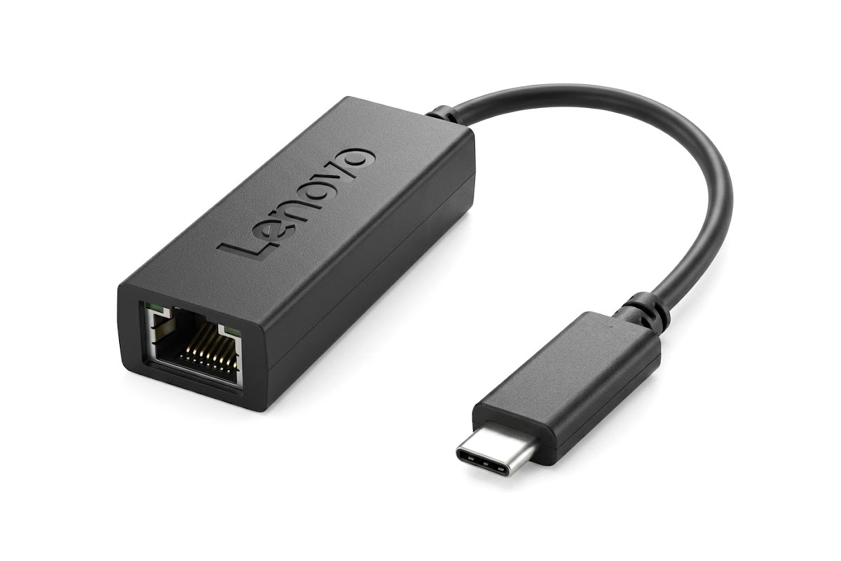 全新联想Lenovo USB-C to Ethernet Adapter转接线 (FRU 5C11M65348  SC10P27625 03X7456) RTL8153 Gigabit免驱，Mac/Win即插即用