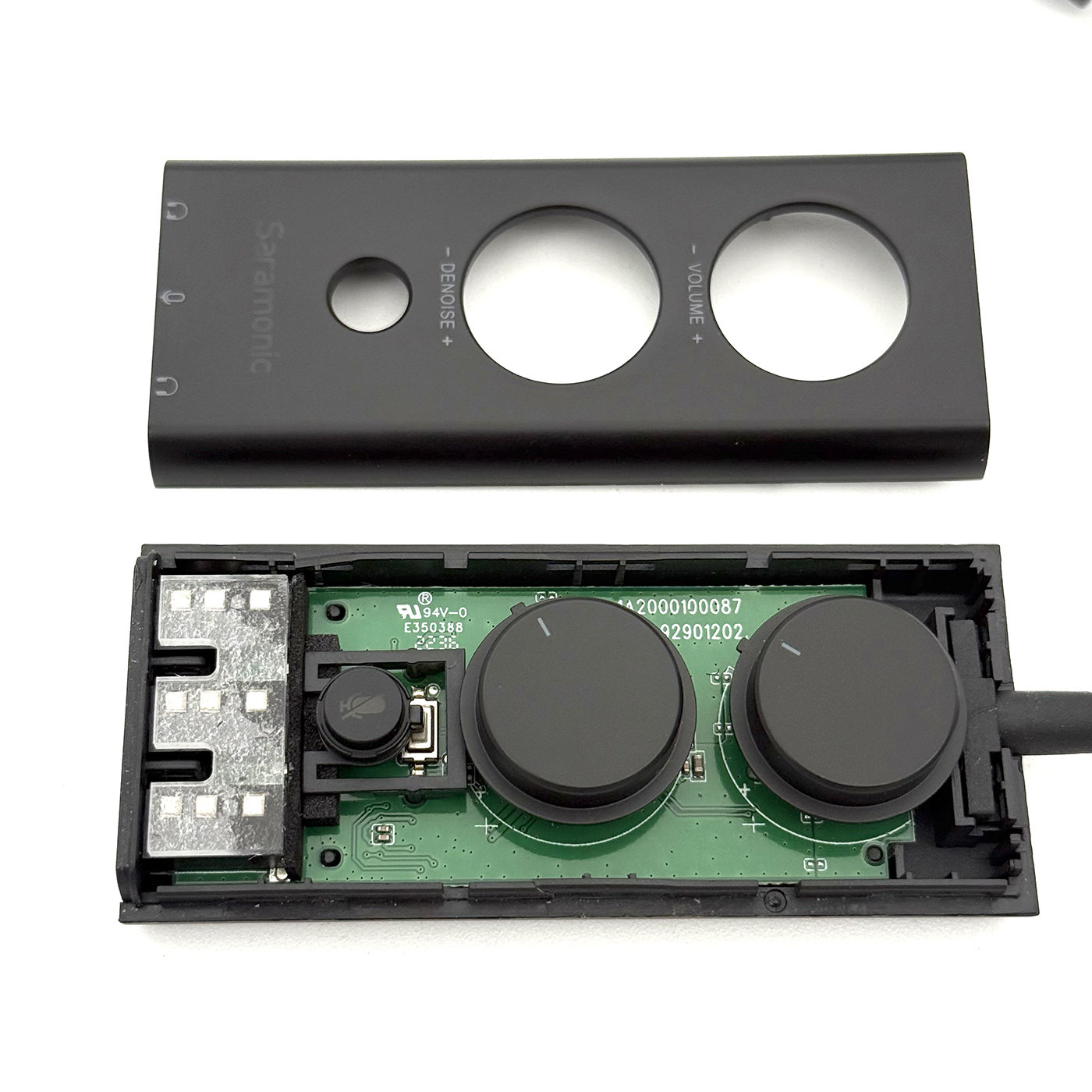 拆解报告：枫笛SR-EA5 USB 降噪声卡（Denoise Sound Card）支持电脑/手机  16bit/48kHz DAC 数字解码 Excellent Sound Experience Compatible with Compter iphone 16 17 pro