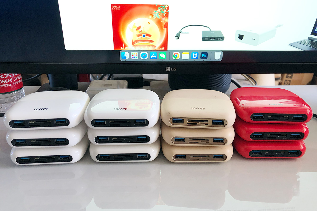 全新洛斐lofree 鲸灵拓展坞 拆解报告Office 2㎡ WHALE Docking Station 适用于雷电3 USB4 C口转换接头HDMI 4K