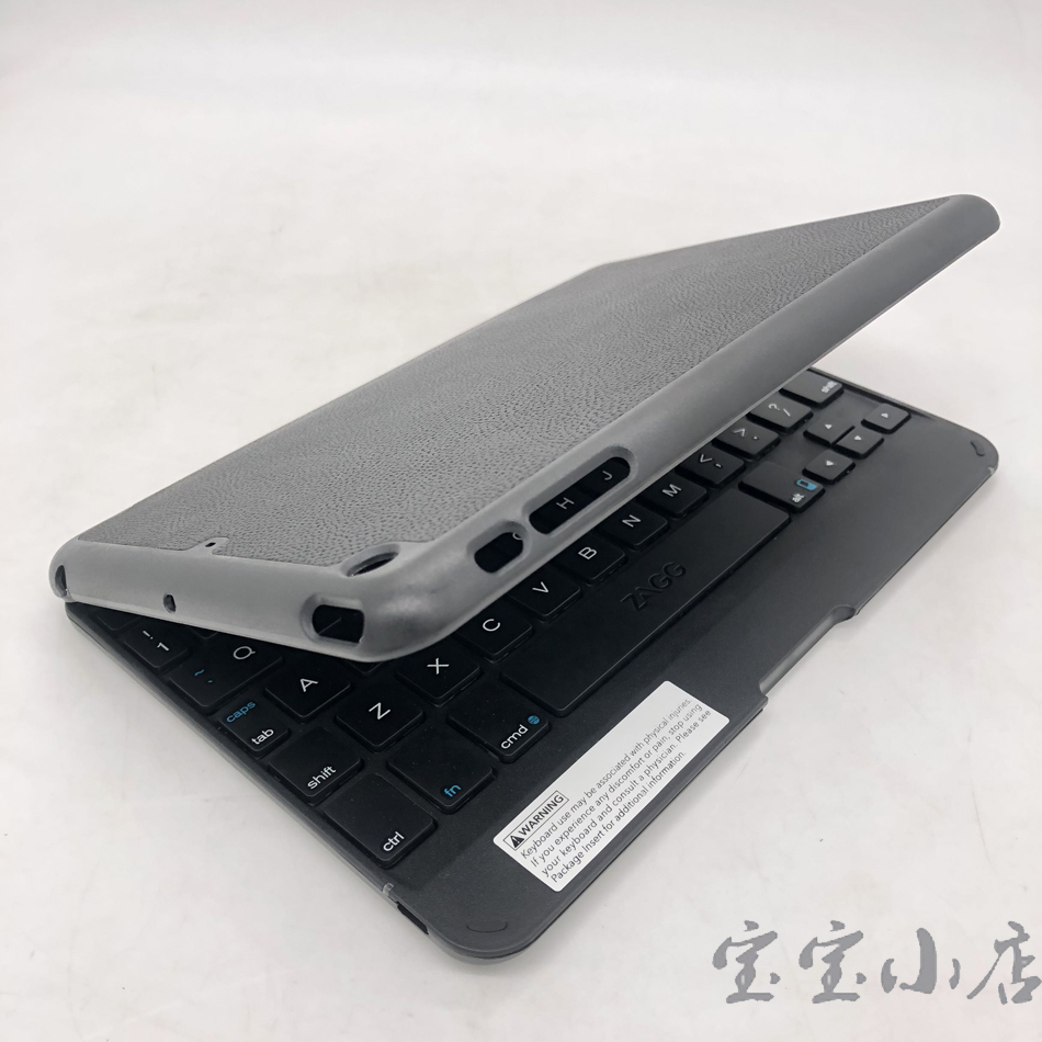 QTG-ZKMFOL 美国ZAGG 苹果ipadmini3 mini4 Keyboard case 保护套带键盘 防摔硅胶