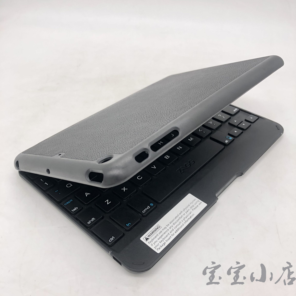 QTG-ZKMFOL 罗技ZAGG 苹果Ipad mini3 mini4保护套带键盘 防摔硅胶