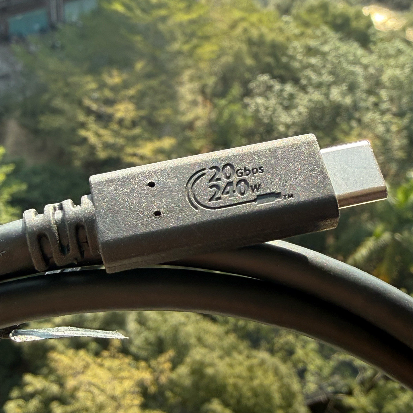 拆解报告：全新惠普雷电4 240W PD3.1快充线全功能一线通数据线 FULL USB4 Gen2 5A CM-CM TP HP P/N N42711-002 HP Spare P/N:N57695-001 HongJu P/N:431-61597 HP TID:9926