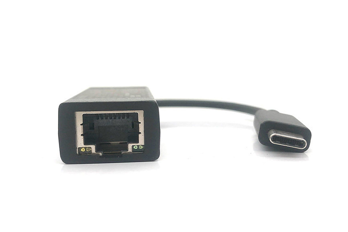 全新联想Lenovo USB-C to Ethernet Adapter转接线 (FRU 5C11M65348  SC10P27625 03X7456) RTL8153 Gigabit免驱，Mac/Win即插即用