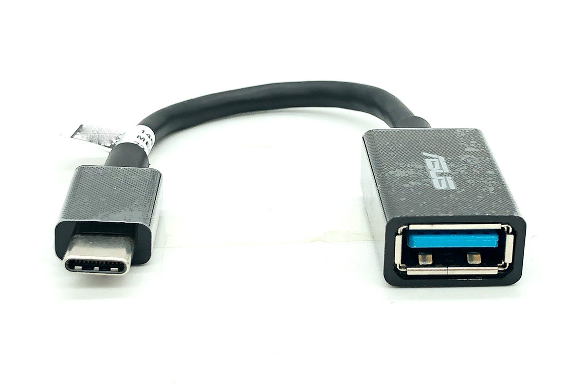 全新原装华硕OTG转接线拆解报告  手机秒下图片视频可插U盾Type-C USB-C TO OTG转换线 ASUS USB TO USB DONGLE 1401-01EJ0AS 14016-00250100