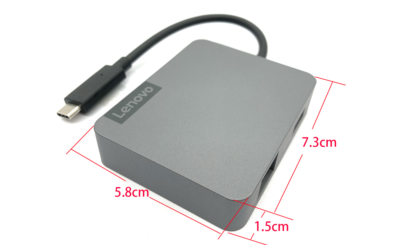 联想 USB-C Travel Hub Gen2 旅行拓展坞二代拆解报告 Mini Hub 4X91A30366 支持双显示器4K 30HZ RTL8153B 1000M 以太网卡转换器