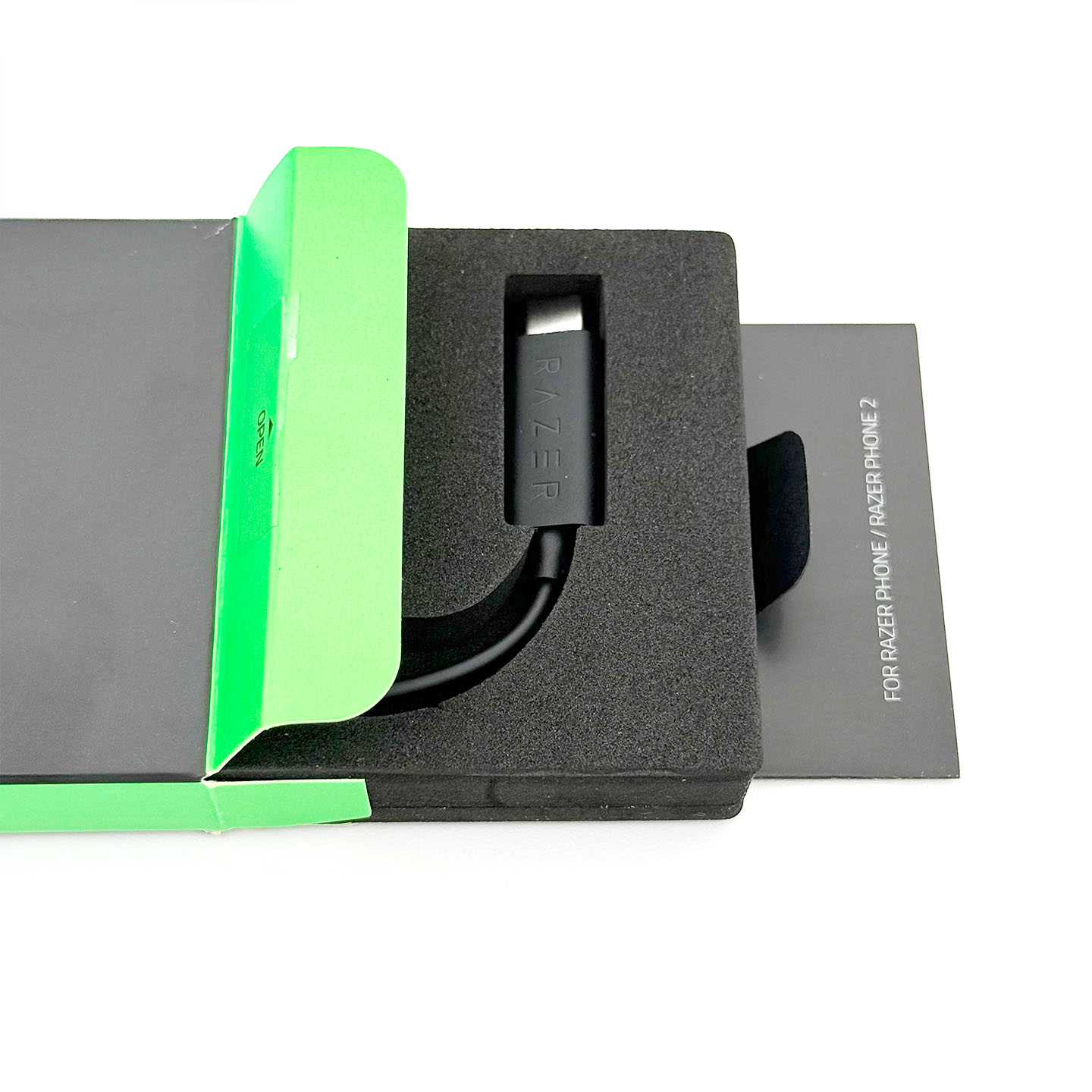 全新原装雷蛇Razer USB Type C Audio 3.5mm AUX Headphone Adapter Jack Cable2 RC30-025904 Cirrus logic CS42L42芯片Phone1 Phone2 Dongle THX认证手机小尾巴数字音频转换器 DAC转换头-3Cgeek,只卖正品 收售工厂呆滞库存尾单 全新原装雷蛇Razer USB Type C Audio 3.5mm AUX Headphone Adapter Jack Cable2 RC30-025904 Cirrus logic CS42L42芯片Phone1 Phone2 Dongle THX认证手机小尾巴数字音频转换器 DAC转换头
