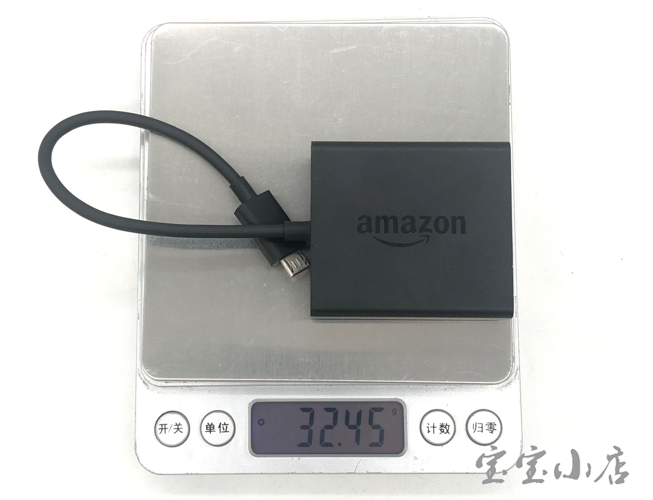 亚马逊 PS92LQ Micro USB网卡接RJ45网线以太网转接器Amazon Fire TV Stick Ethernet Adapter