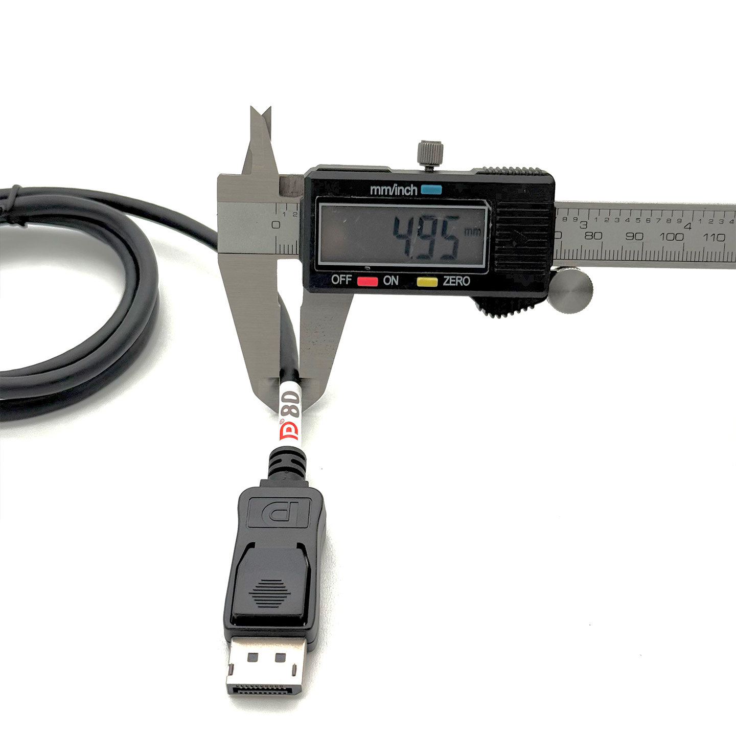 1 米LG EAD65185307  DP2.1线80G带宽 16K/8K同轴DisplayPort显示器数据线 DP80认证 240Hz电竞显卡连接线 DisplayPort to DisplayPort Cable for PC, Laptop, TV & Gaming Monitor