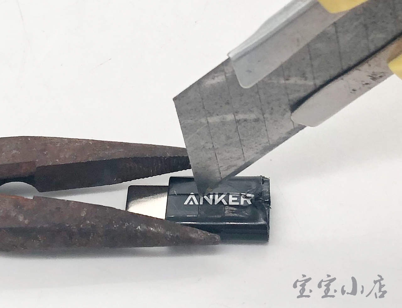 安可ANKER 安卓转TYPE C转接头拆解 Micro USB TO USB-C转换头 黑白现货