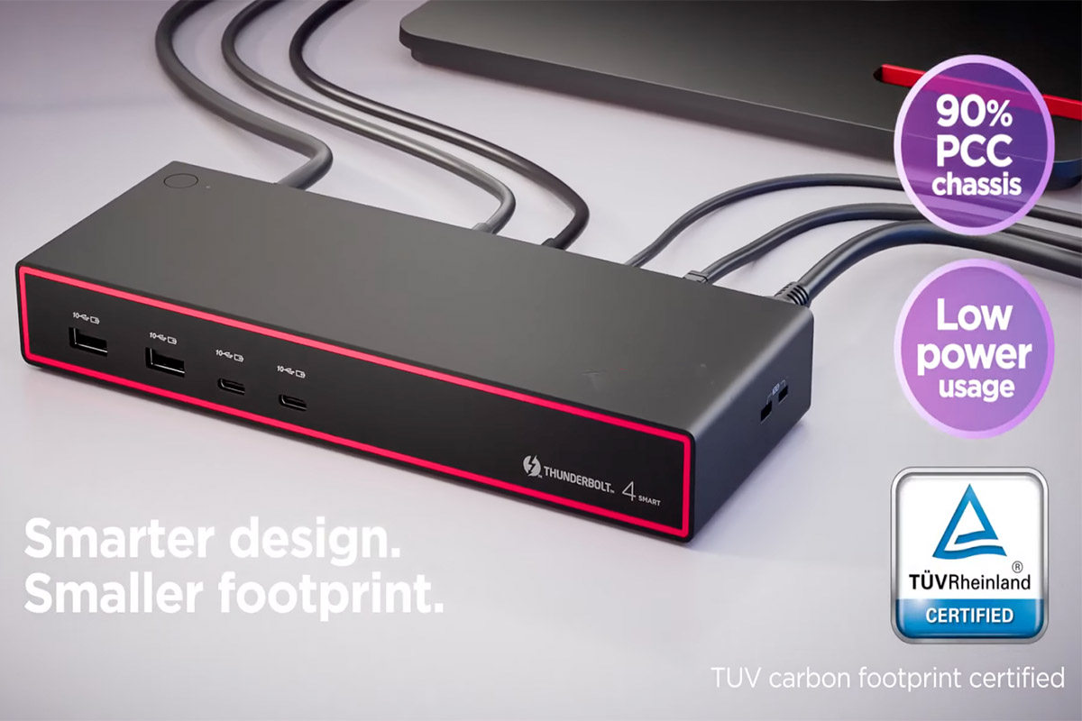 全新原装 ThinkPad Thunderbolt 4 Smart Dock Gen2 7500 Cable 雷电4数据线 PD3.1 快充线 FRU 5C11S03636 40G 240W兼容Macbook Pro iphone 16 17 pro max