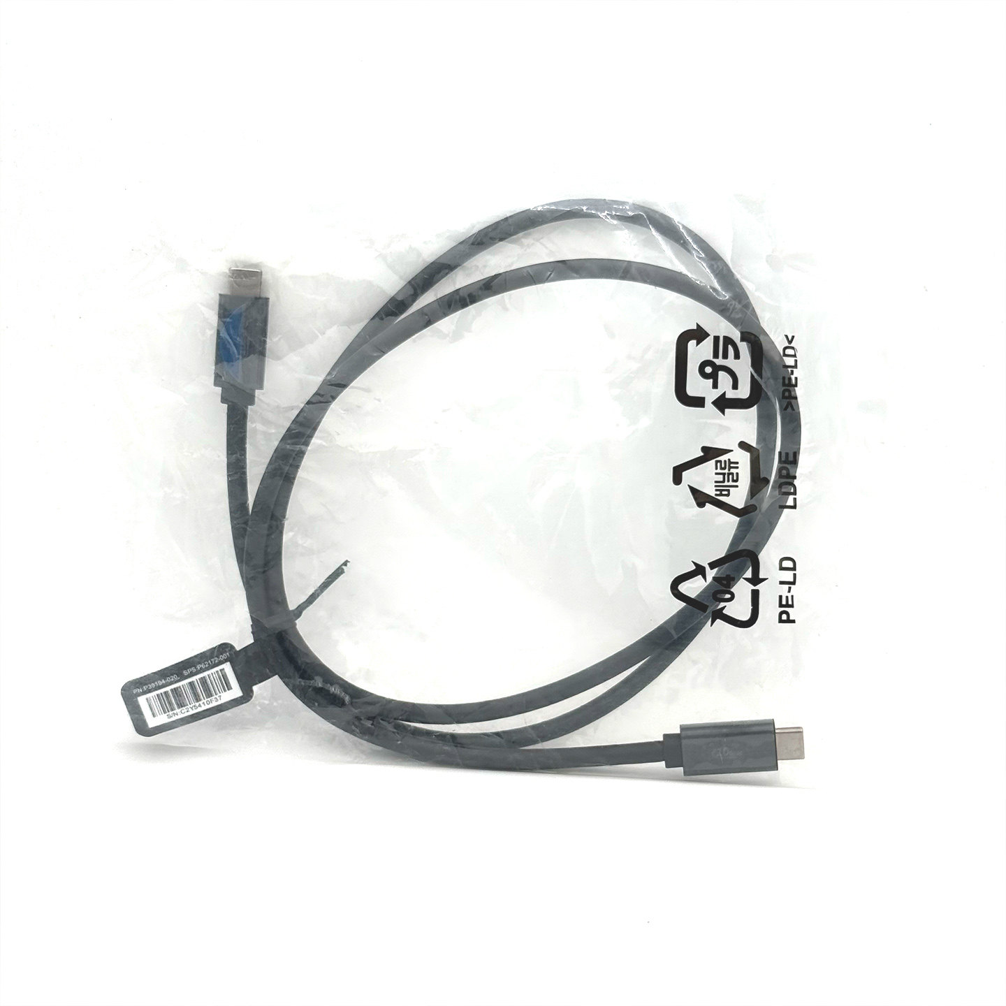 全新原装惠普HP USB C G6 Dock 1M Cable 10Gbps 全功能一线通PD3.0快充线4K 投屏数据线 PN:P39194-020 SPS:P62172-001-3Cgeek,只卖正品 收售工厂呆滞库存尾单 全新原装惠普HP G5 G6 拓展坞全功能 10Gbps连接线双USB C数据线L65253-001 L56523-001 P39194-020 P62172-001一线通
