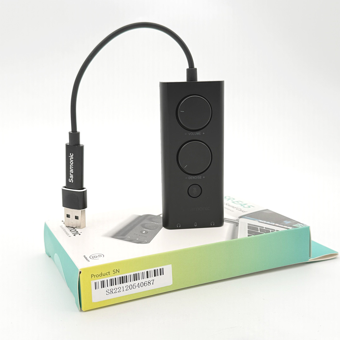 拆解报告：枫笛SR-EA5 USB 降噪声卡（Denoise Sound Card）支持电脑/手机  16bit/48kHz DAC 数字解码 Excellent Sound Experience Compatible with Compter iphone 16 17 pro