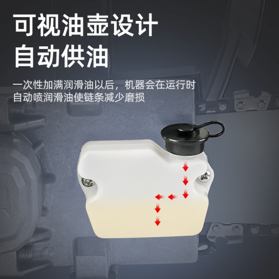 角磨机改装电链锯电锯伐木锯家用小型链条配件手提持切割电动工具