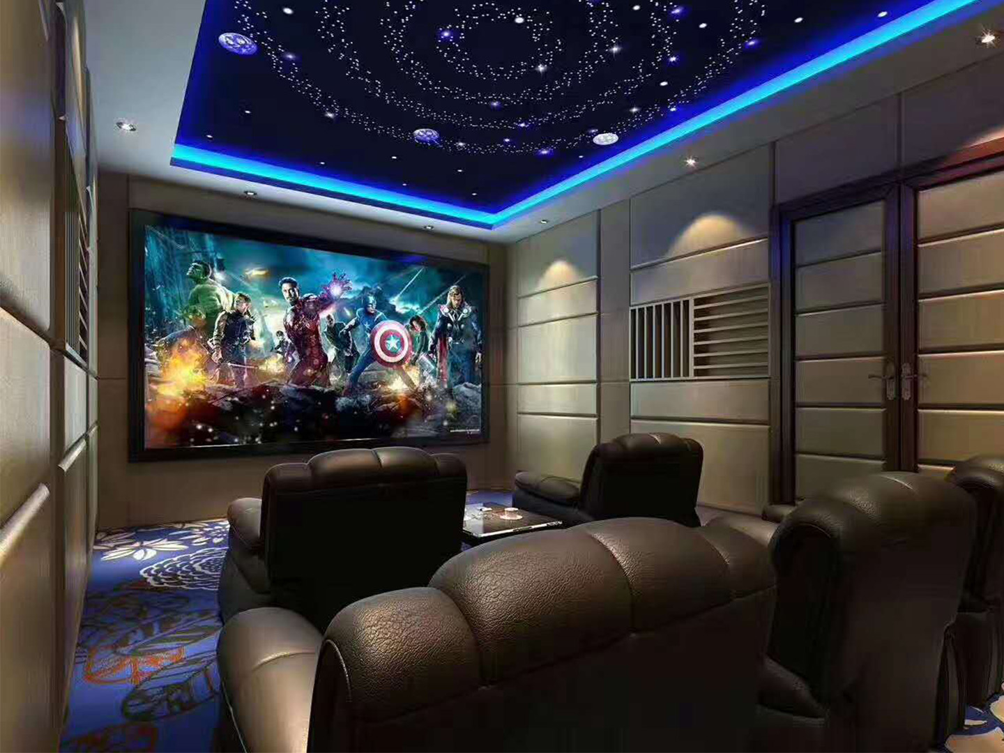 đèn phòng karaoke [焱 坤] ® Rạp hát tại nhà Tùy chỉnh cá nhân Video Phòng chiếu phim Biệt thự Điện ảnh riêng