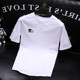 High-end men's pure cotton short-sleeved T-shirt youth round neck printed letter top 2022 summer new trendy brand men's clothing