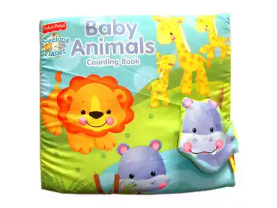 Genuine Fisher fisher-price early education cognitive series Three-dimensional enlightenment education cloth book Understanding numbers