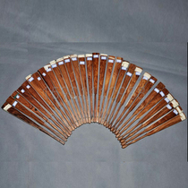 Send brocade box Hainan Huanghua pear fan folding fan Huanghua pear folding fan