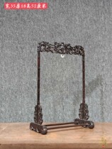 Collection•Old rosewood {pen holder} study room elegant carved plum blossom pen hanging pen curtain antique collection