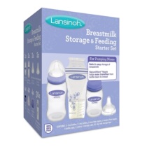  American lansinoh newborn bottle pacifier storage bottle milk storage bag set