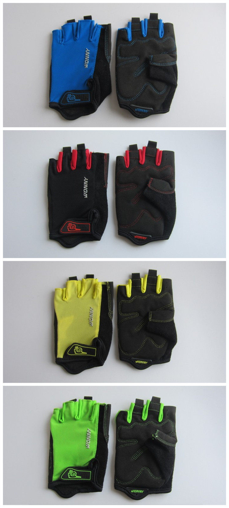 Gants de cyclisme mixte WONNY - Ref 2246192 Image 21