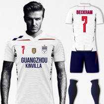 England football suit suit Mens custom team uniform printed adult childrens No 7 Beckham football shirt training suit