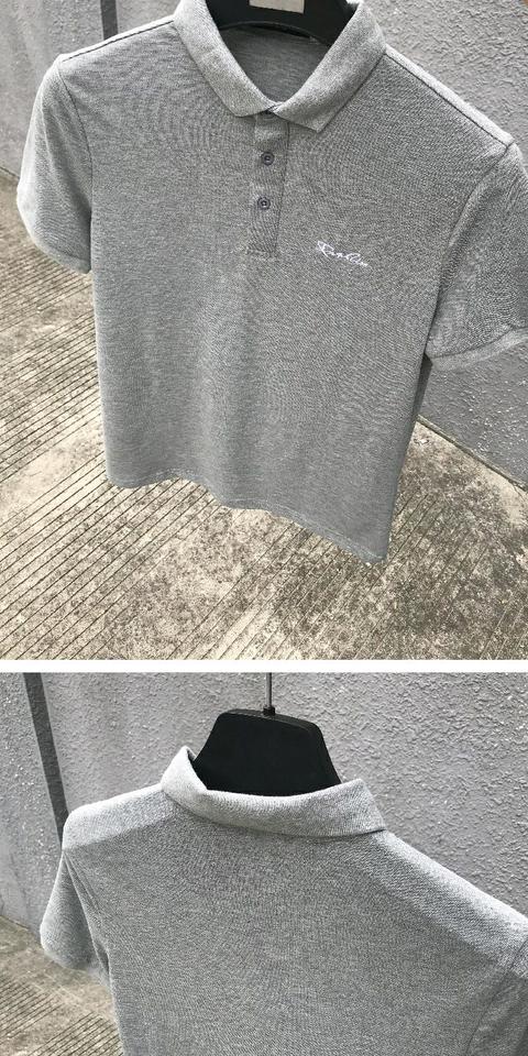 Áo thun siêu mỏng mùa hè thương hiệu Bird nam mùa hè nam thêu áo POLO trẻ trung phiên bản Hàn Quốc của chiếc áo sơ mi Paul tự tay ngắn - Polo áo polo dài tay