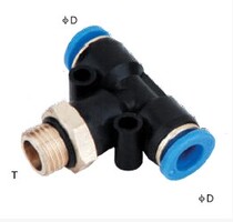 SNS Divine Relaxation Pneumatic G Thread Positive Tee Quick Joint SPB4 6 8 10 02 12-G01 02 03 04 04