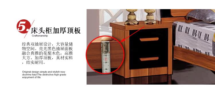 Nội thất phòng ngủ hiện đại tối giản phong cách giường Trung Quốc giường đôi giường lớn đặt cửa tủ quần áo bàn trang điểm phân đồ nội thất thông minh