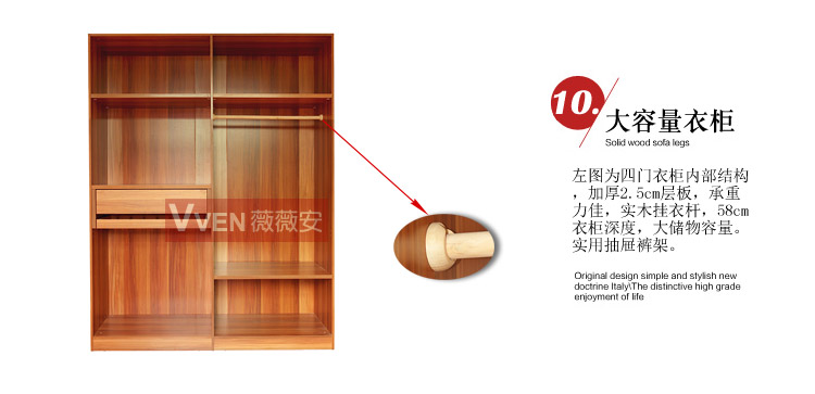 Một mét giường năm tấm Bắc Âu tối giản dành cho người lớn Bộ sáu mảnh kết hợp 1,8m nội thất phòng ngủ chính hiện đại mẫu giường ngủ đẹp