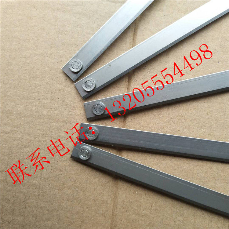 Food blade stainless steel cut chicken willow blade rivet blade stainless steel long strip knife fresh meat sliced ​​strip blade